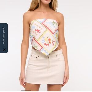 Colorful Patterned Women's Tube Top